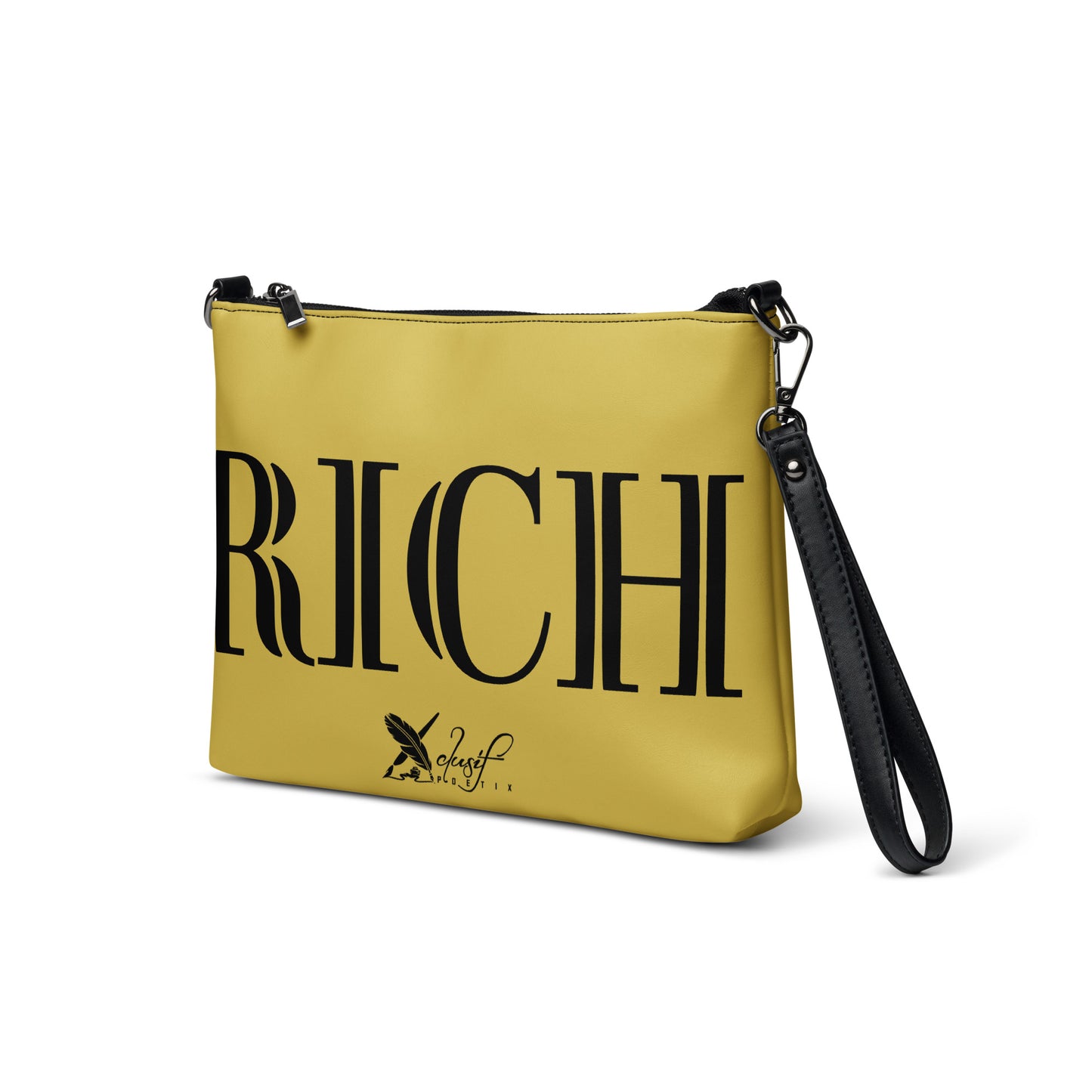 RICH BY XCLUSIF POETIX GOLD & BLACK Crossbody bag