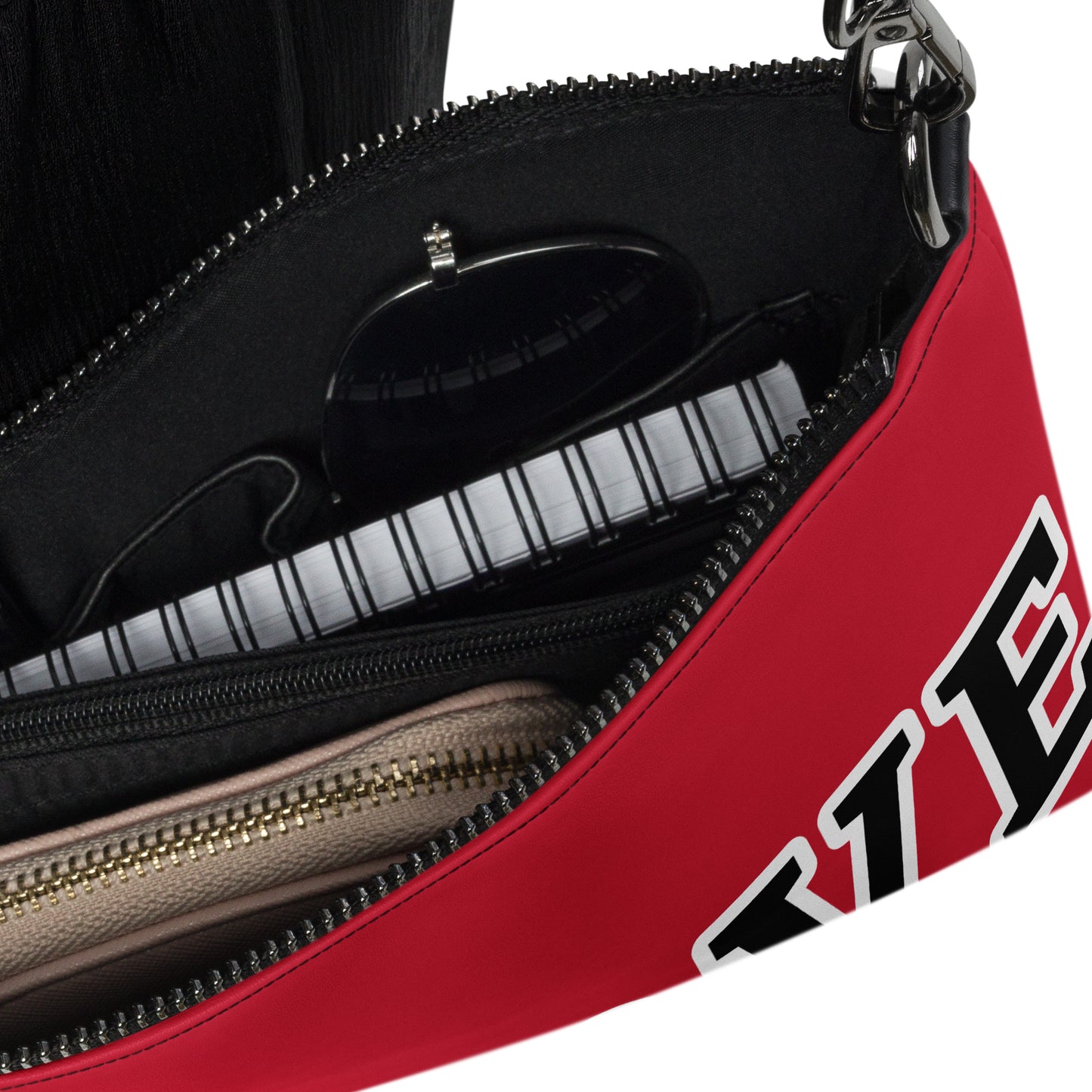 LOVE BY XCLUSIF POETIX RED & BLACK Crossbody bag