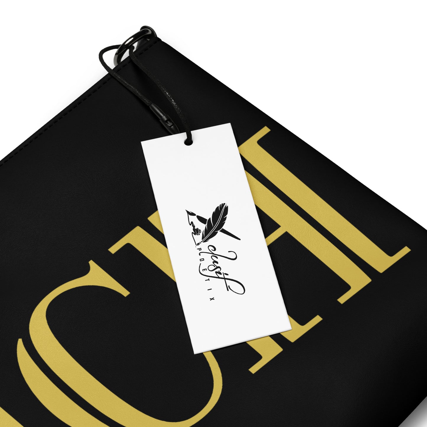 RICH BY XCLUSIF POETIX BLACK & GOLD Crossbody bag