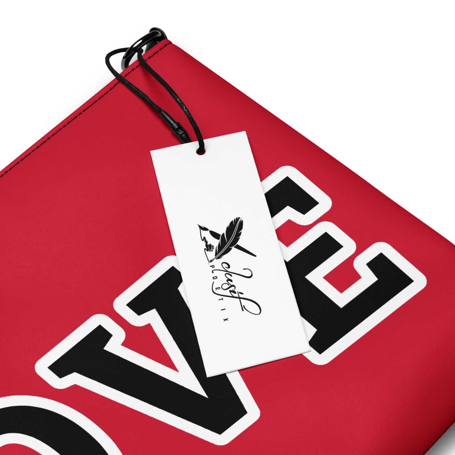 LOVE BY XCLUSIF POETIX RED & BLACK Crossbody bag