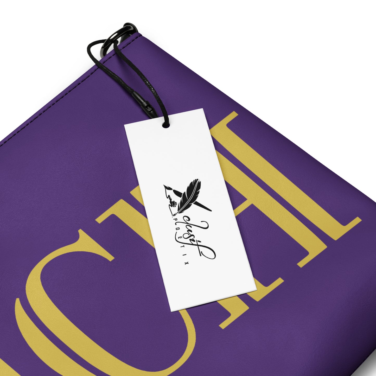 RICH BY XCLUSIF POETIX PURPLE & GOLD Crossbody bag