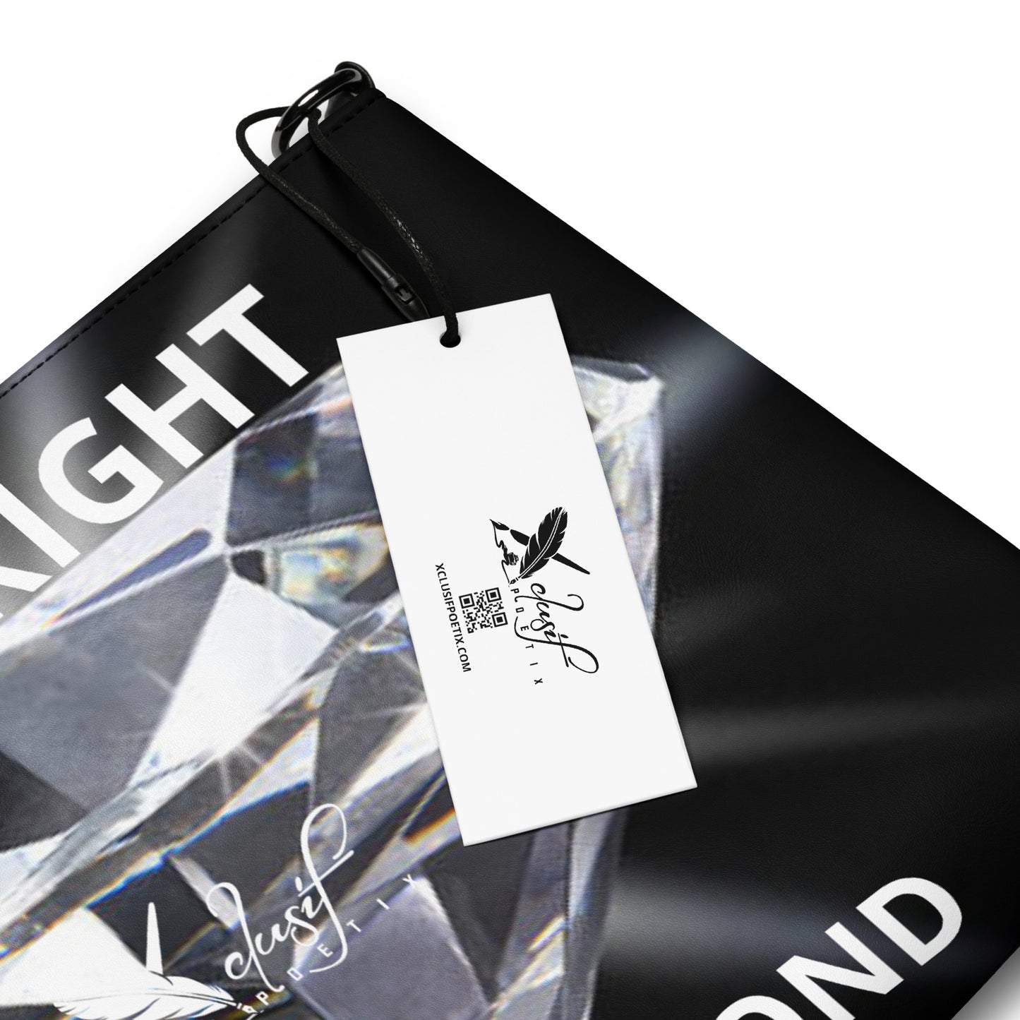 "SHINE BRIGHT LIKE A DIAMOND" BY XCLUSIF POETIX Crossbody bag