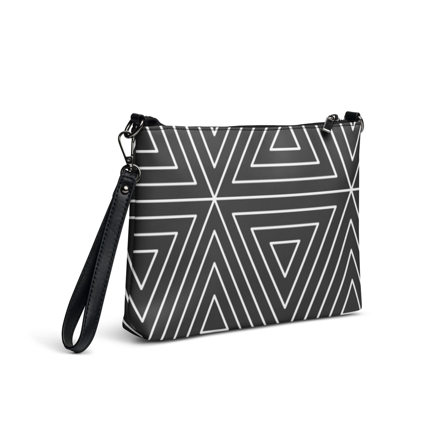 XCLUSIF POETIX BLACK TRIANGLE Crossbody bag