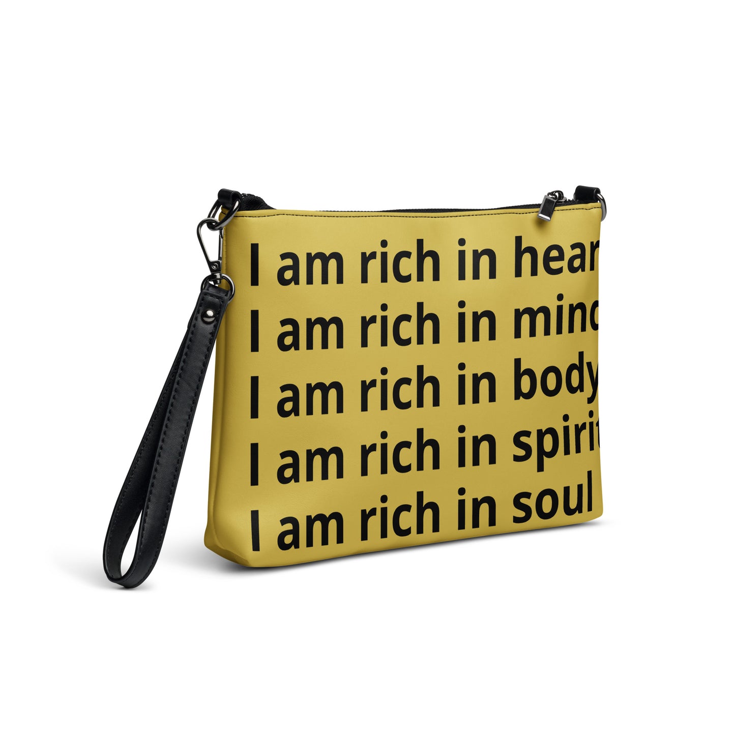 RICH BY XCLUSIF POETIX GOLD & BLACK Crossbody bag