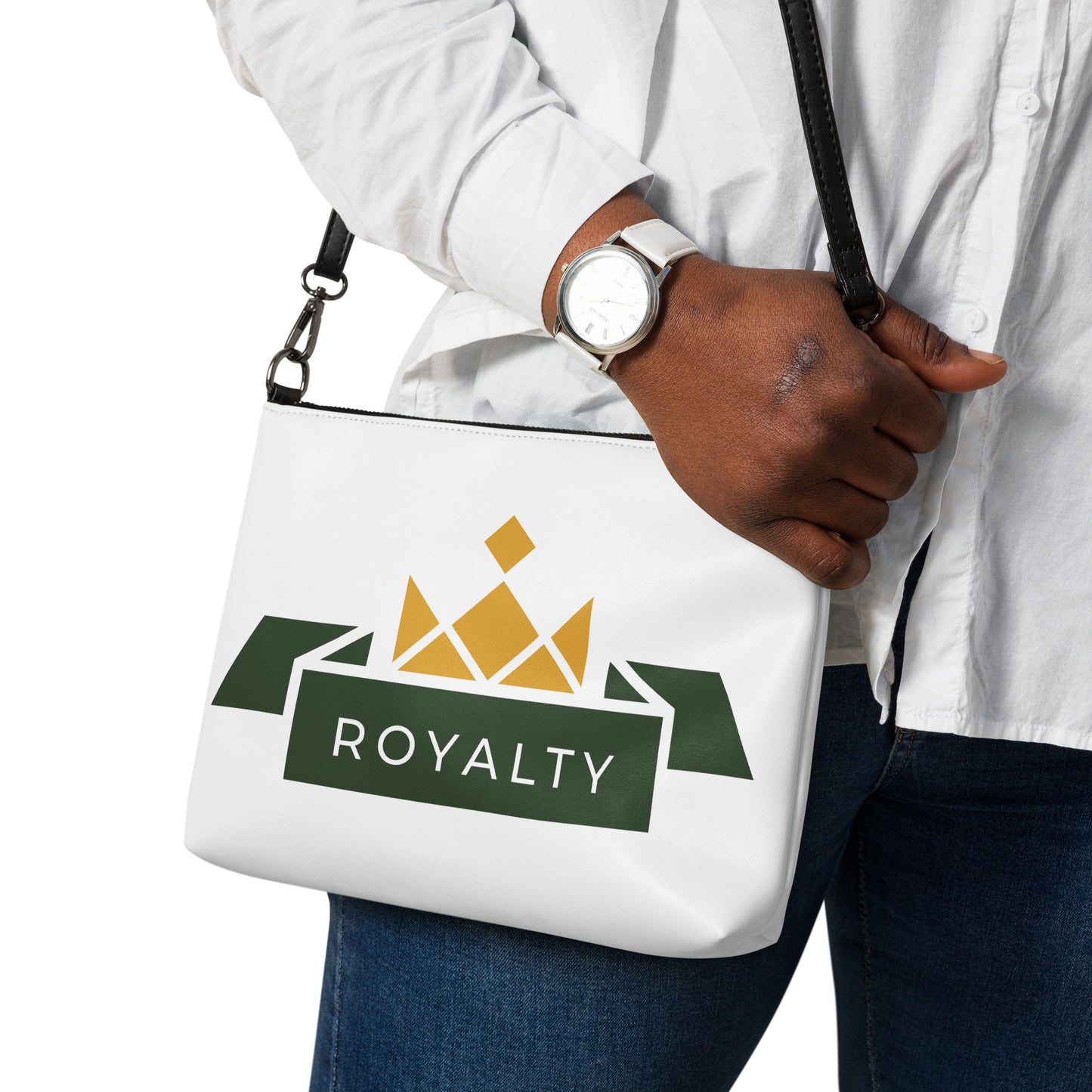 ROYALTY BY XCLUSIF POETIX WHITE Crossbody bag