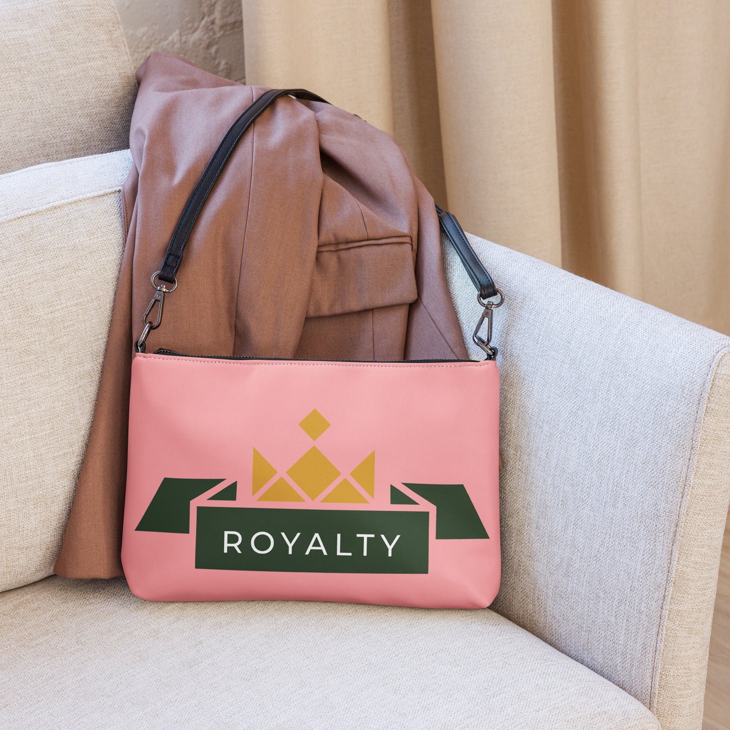 ROYALTY BY XCLUSIF POETIX PINK Crossbody bag