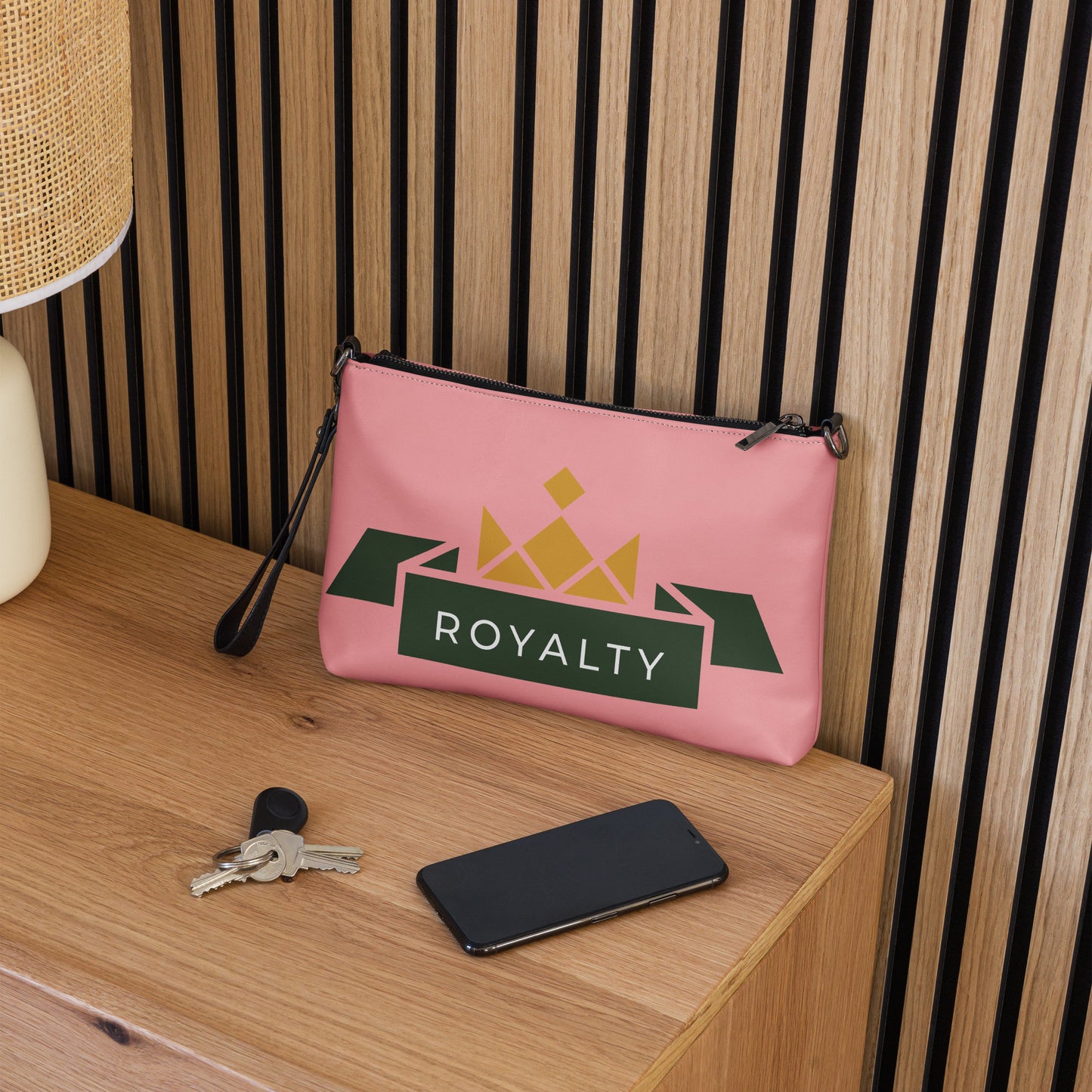 ROYALTY BY XCLUSIF POETIX PINK Crossbody bag