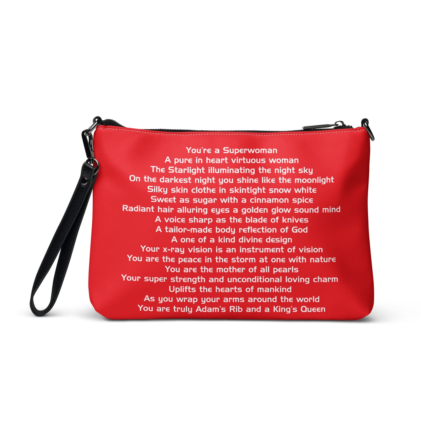 SUPERWOMAN BY XCLUSIF POETIX RED & WHITE Crossbody bag