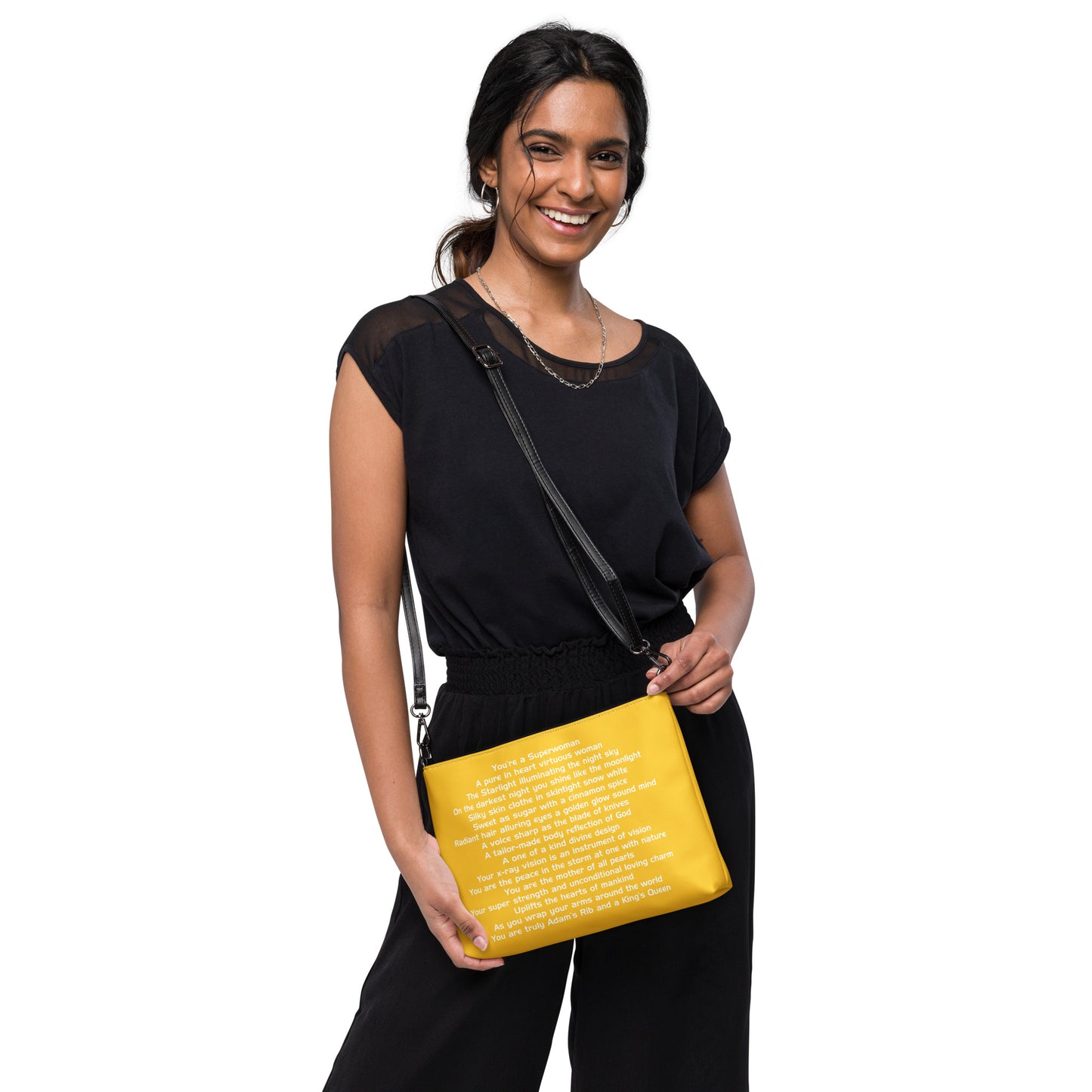 SUPERWOMAN BY XCLUSIF POETIX YELLOW & WHITE Crossbody bag