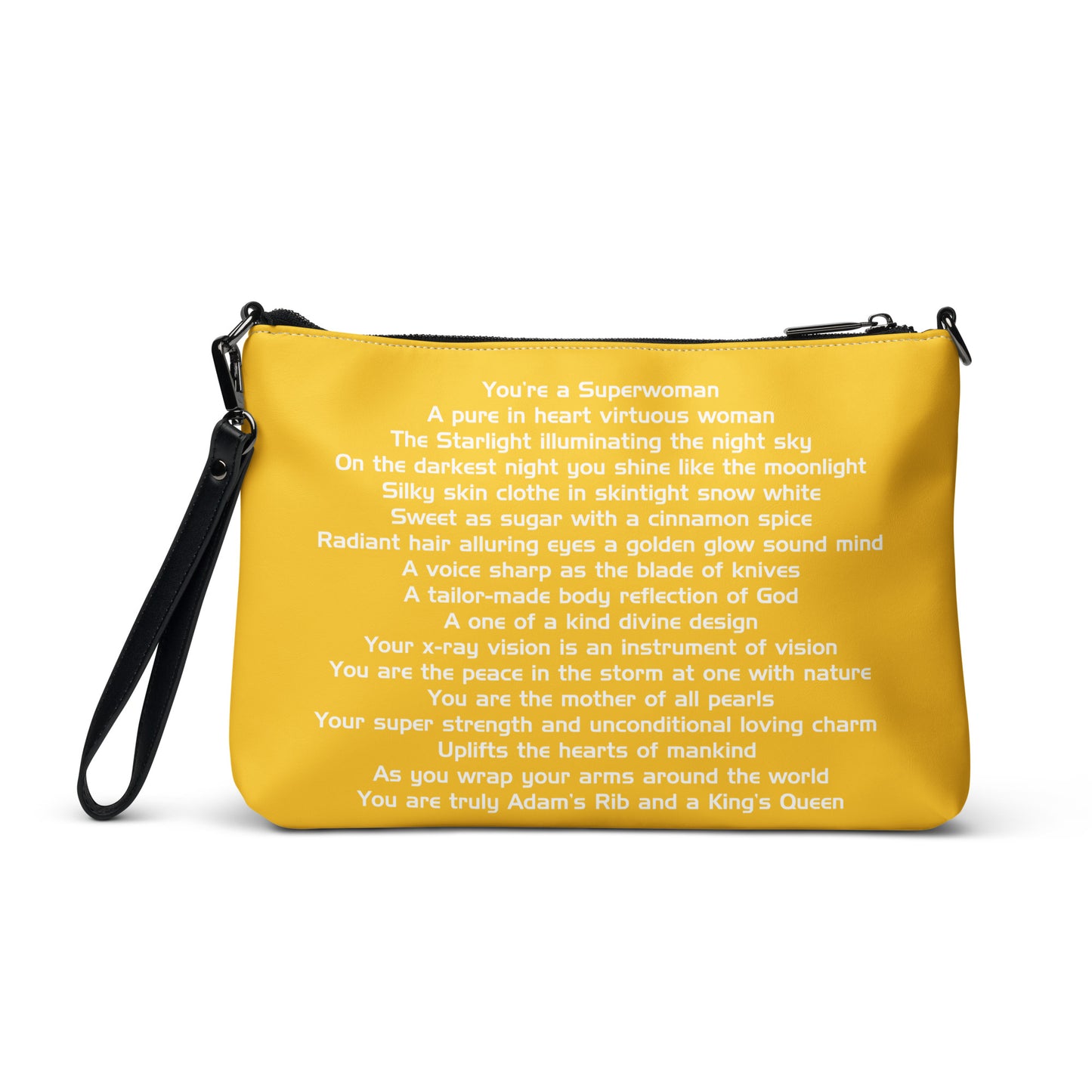 SUPERWOMAN BY XCLUSIF POETIX YELLOW & WHITE Crossbody bag