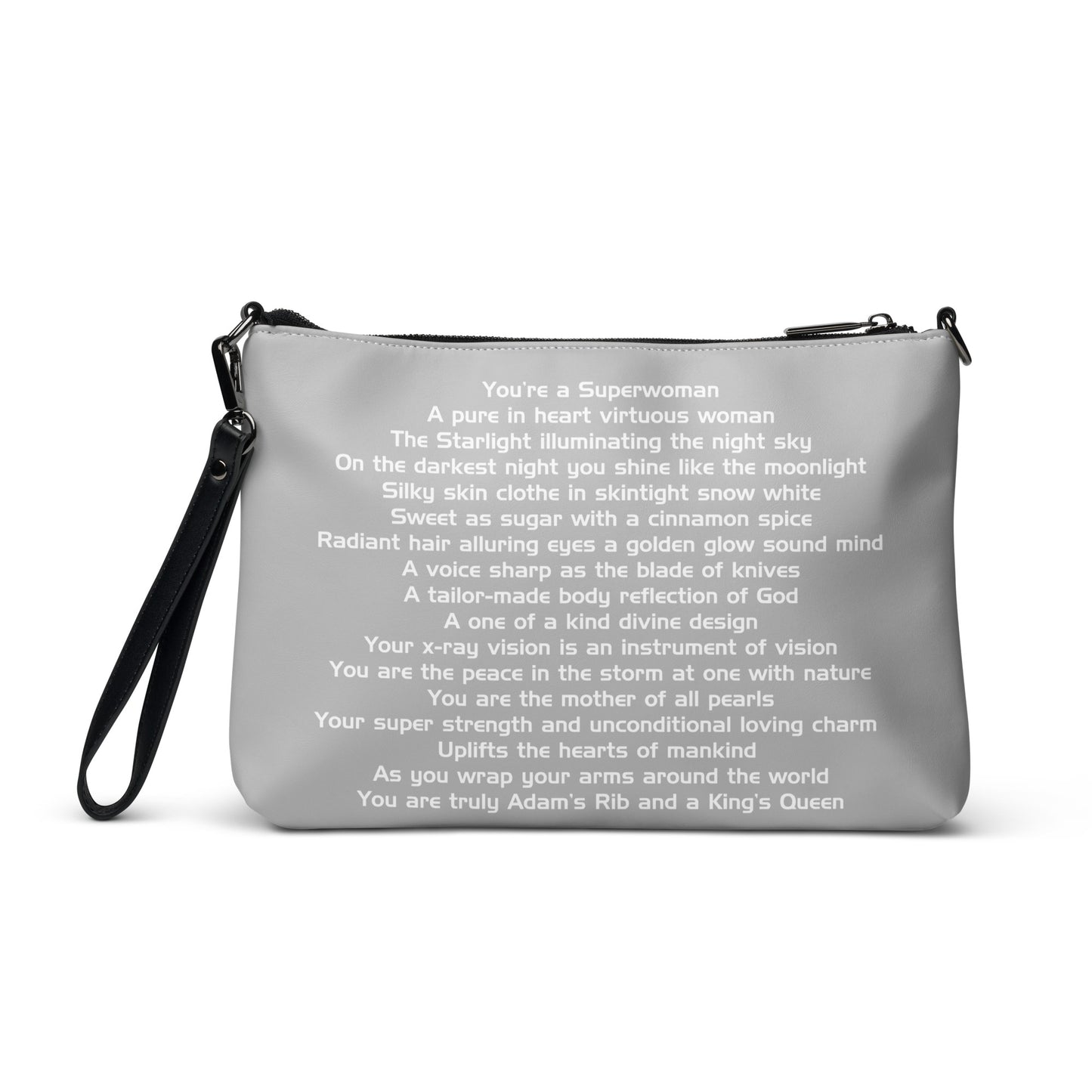 SUPERWOMAN BY XCLUSIF POETIX SILVER Crossbody bag