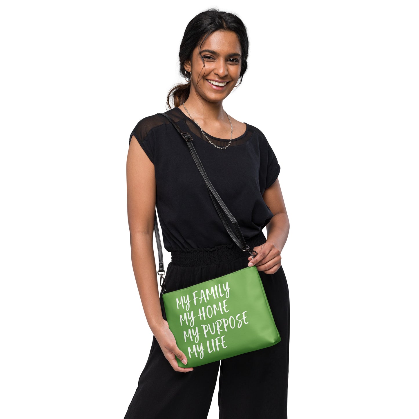 BLESSED BY XCLUSIF POETIX GREEN Crossbody bag