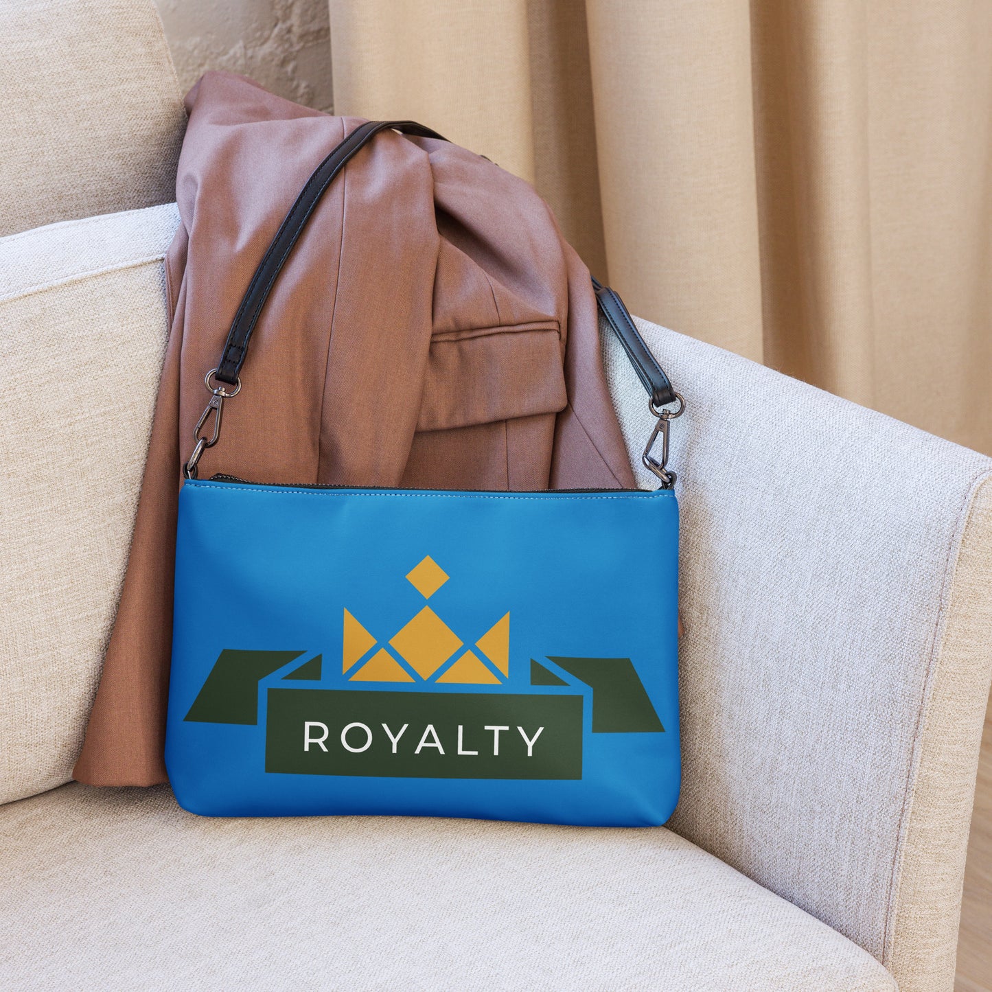 ROYALTY BY XCLUSIF POETIX BLUE Crossbody bag