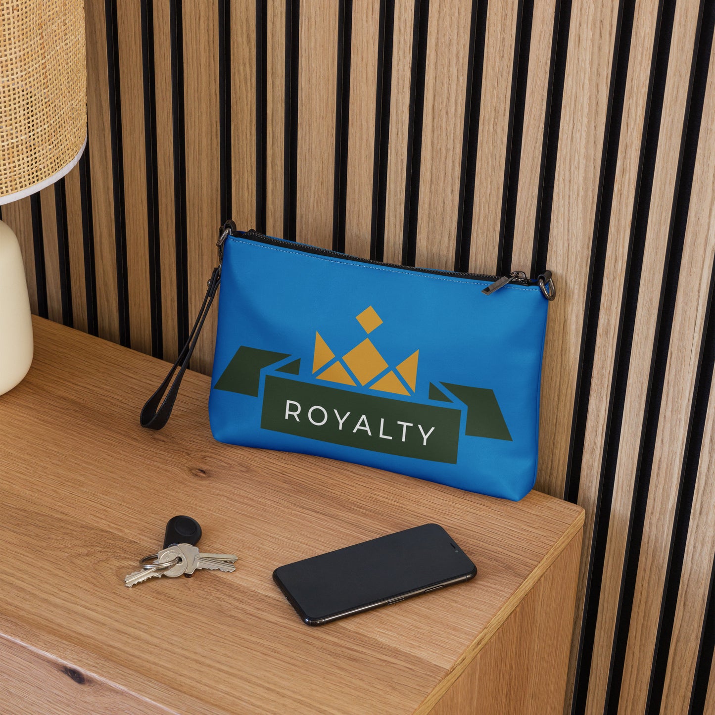 ROYALTY BY XCLUSIF POETIX BLUE Crossbody bag