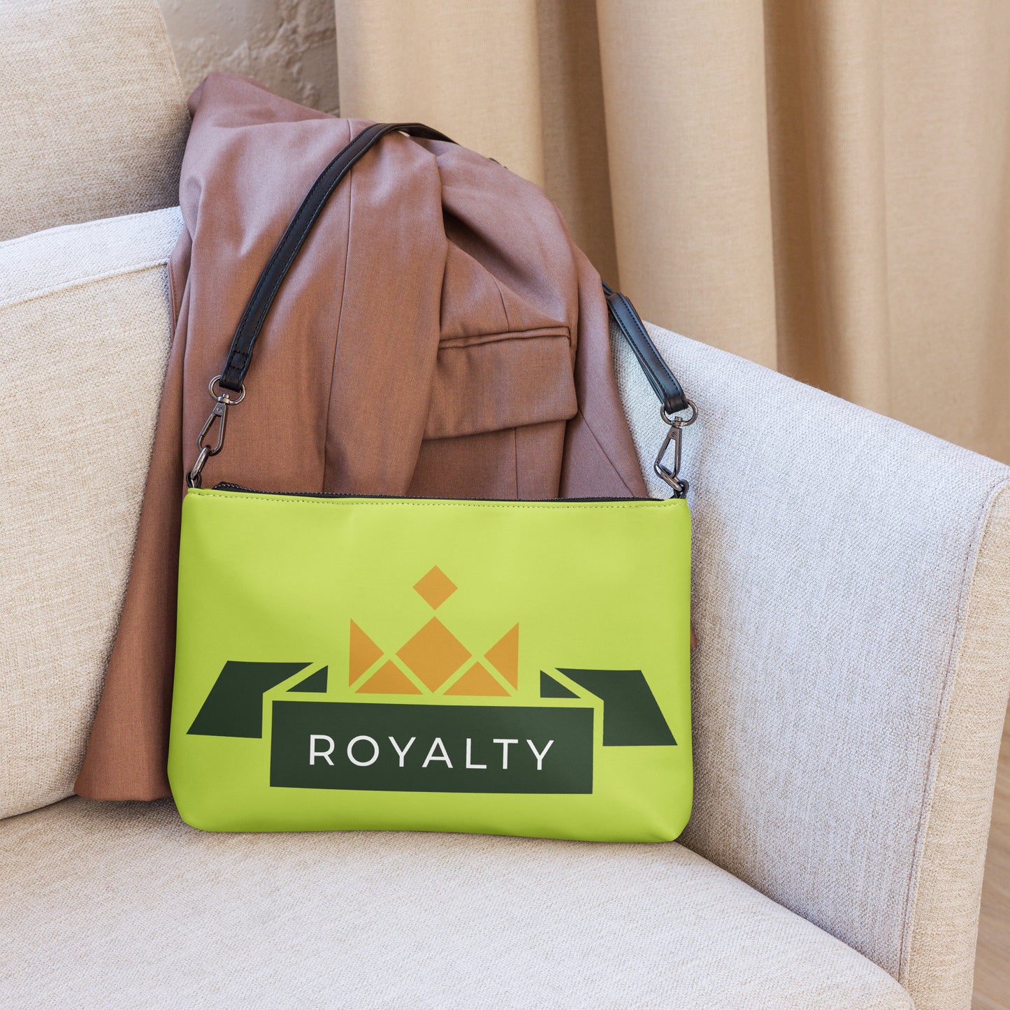 ROYALTY BY XCLUSIF POETIX LIGHT GREEN Crossbody bag