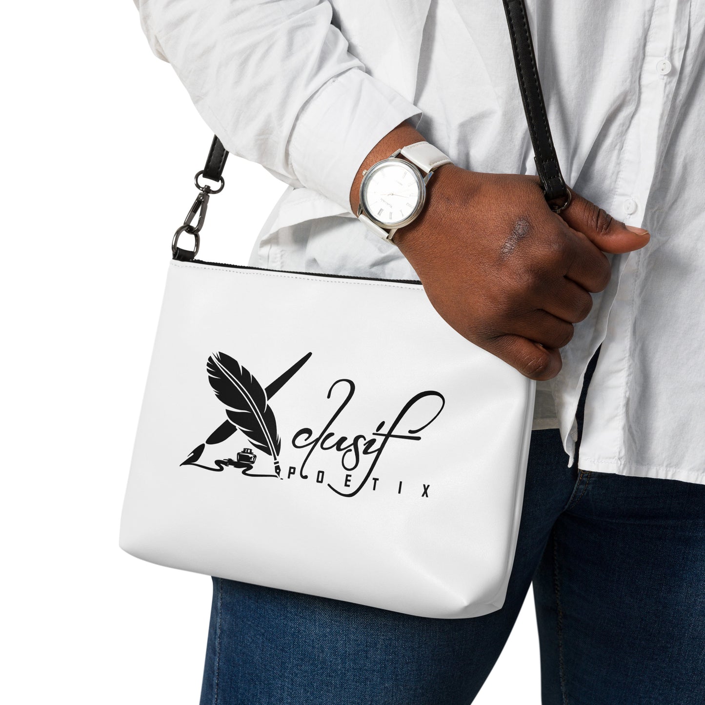 XCLUSIF POETIX WHITE & BLACK Crossbody bag