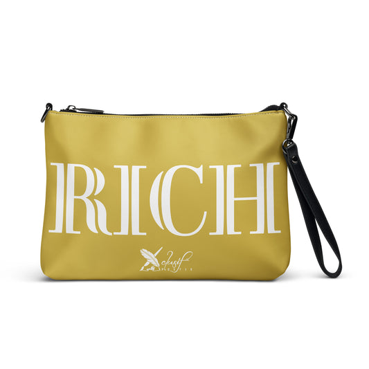 RICH BY XCLUSIF POETIX GOLD & WHITE Crossbody bag