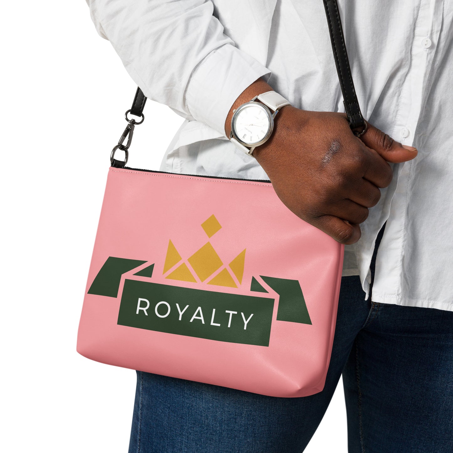 ROYALTY BY XCLUSIF POETIX PINK Crossbody bag