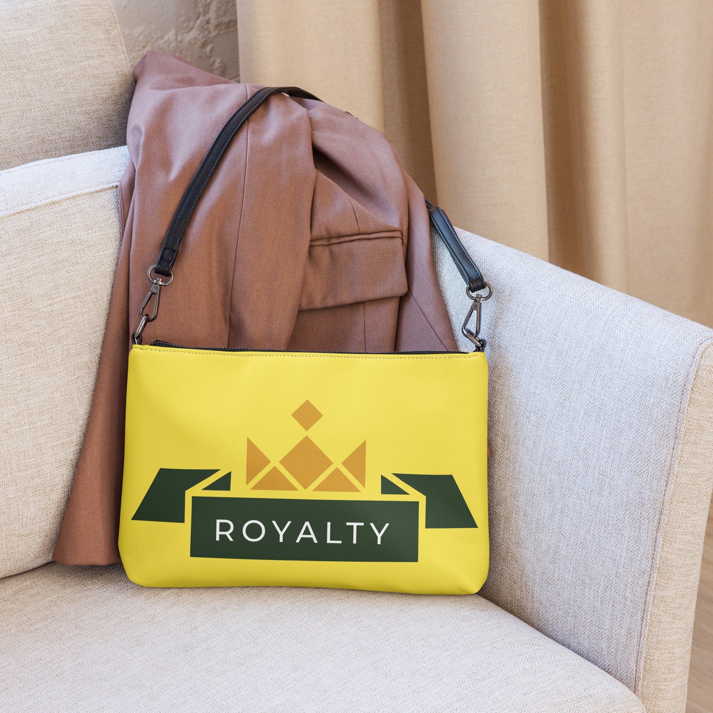 ROYALTY BY XCLUSIF POETIX YELLOW Crossbody bag