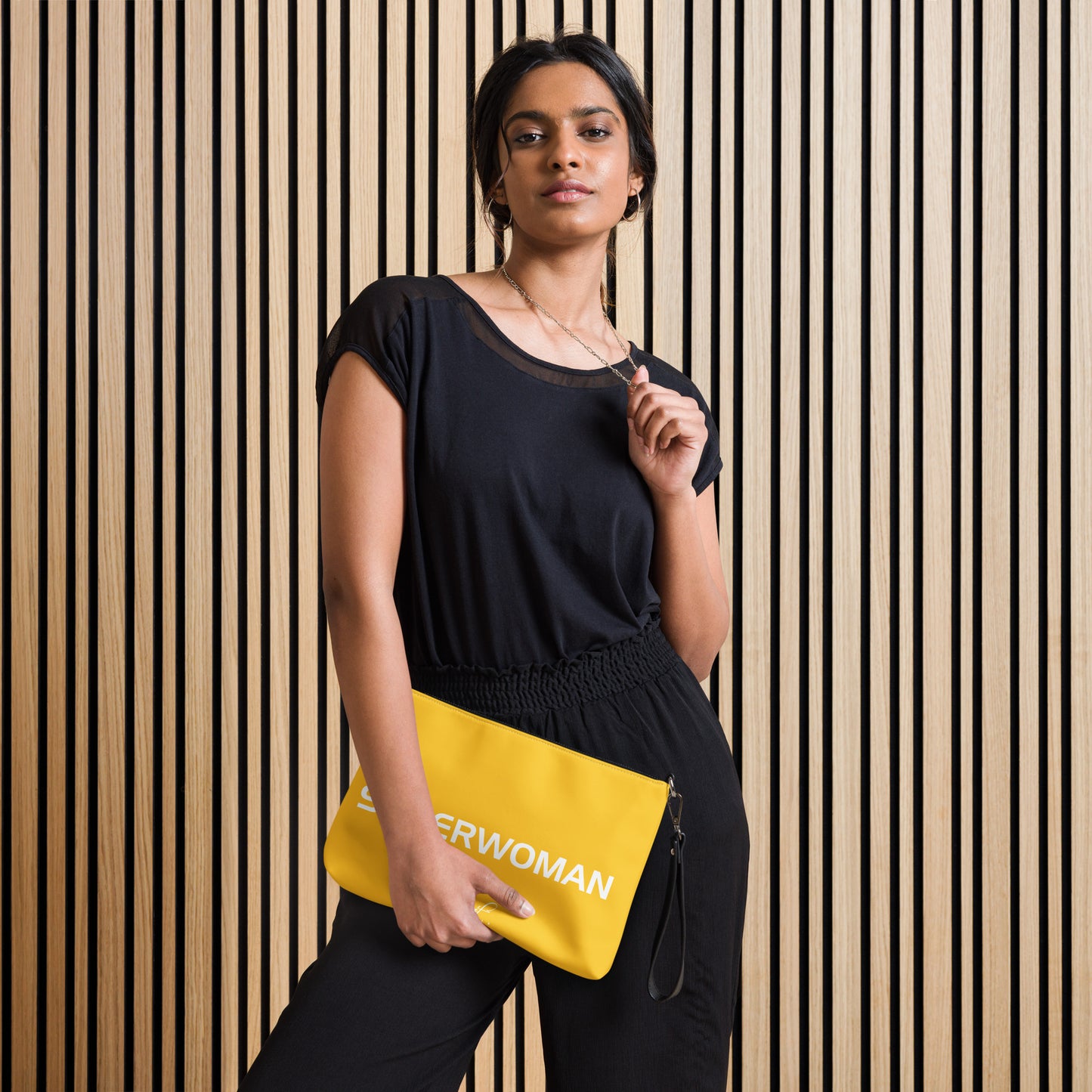 SUPERWOMAN BY XCLUSIF POETIX YELLOW & WHITE Crossbody bag