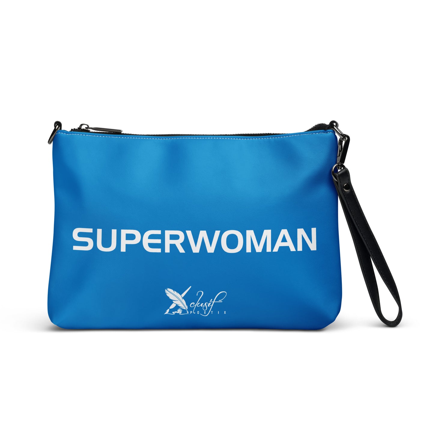 SUPERWOMAN BY XCLUSIF POETIX BLUE & WHITE Crossbody bag