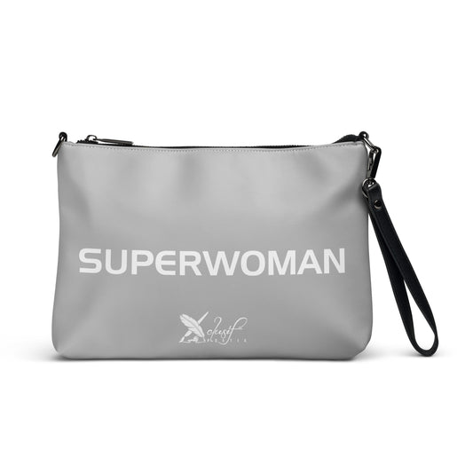 SUPERWOMAN BY XCLUSIF POETIX SILVER Crossbody bag