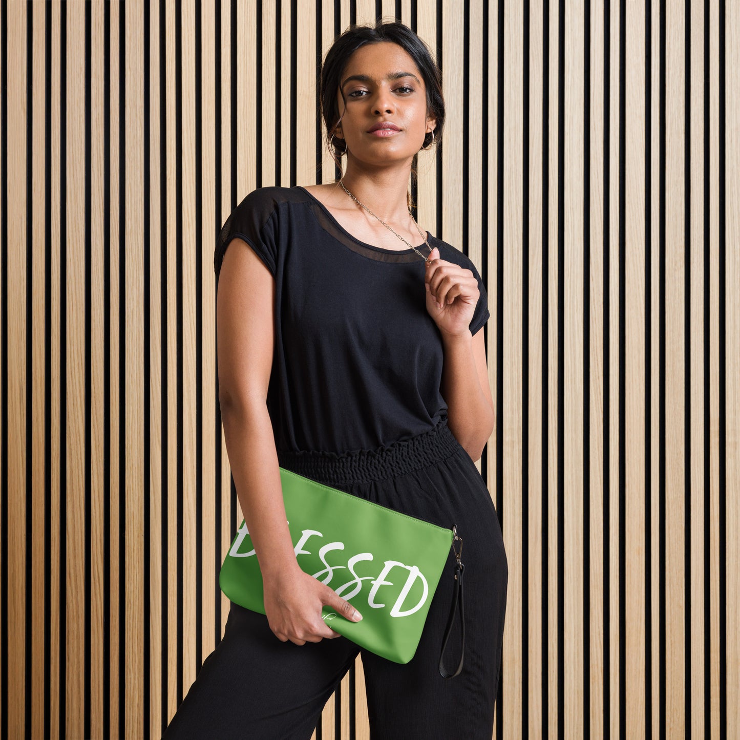 BLESSED BY XCLUSIF POETIX GREEN Crossbody bag