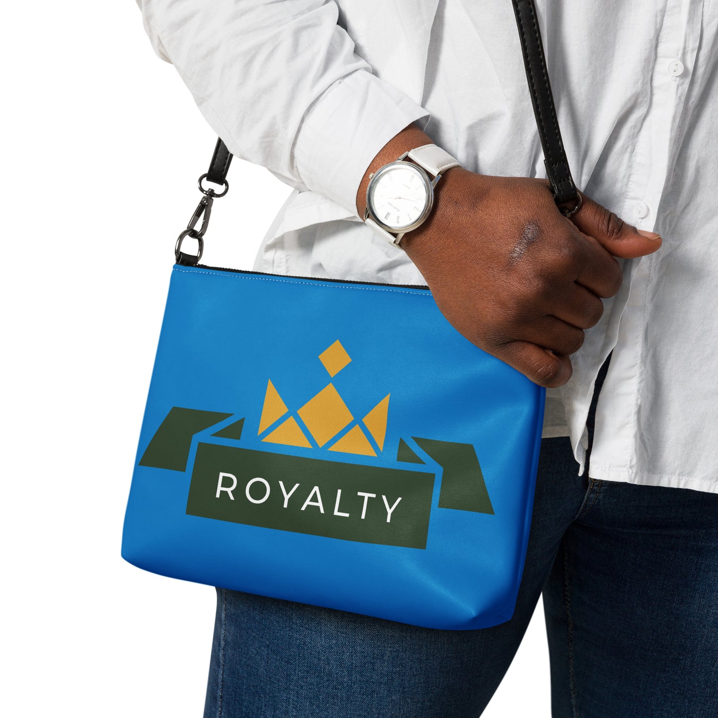 ROYALTY BY XCLUSIF POETIX BLUE Crossbody bag