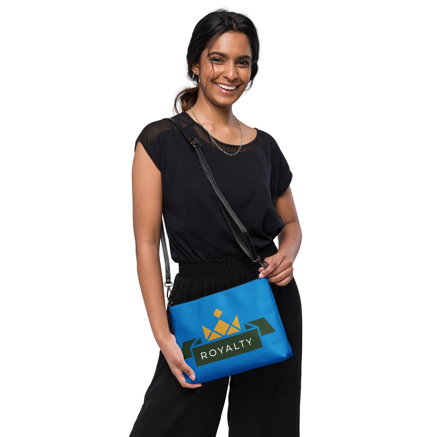 ROYALTY BY XCLUSIF POETIX BLUE Crossbody bag