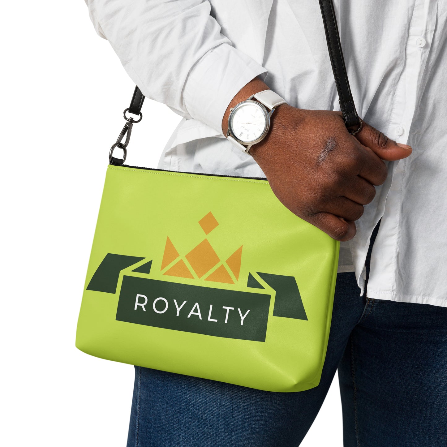 ROYALTY BY XCLUSIF POETIX LIGHT GREEN Crossbody bag