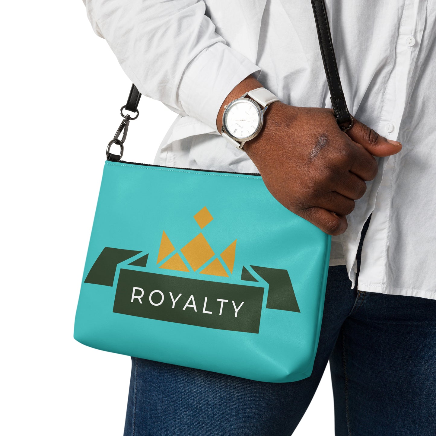 ROYALTY BY XCLUSIF POETIX TURQUOISE Crossbody bag