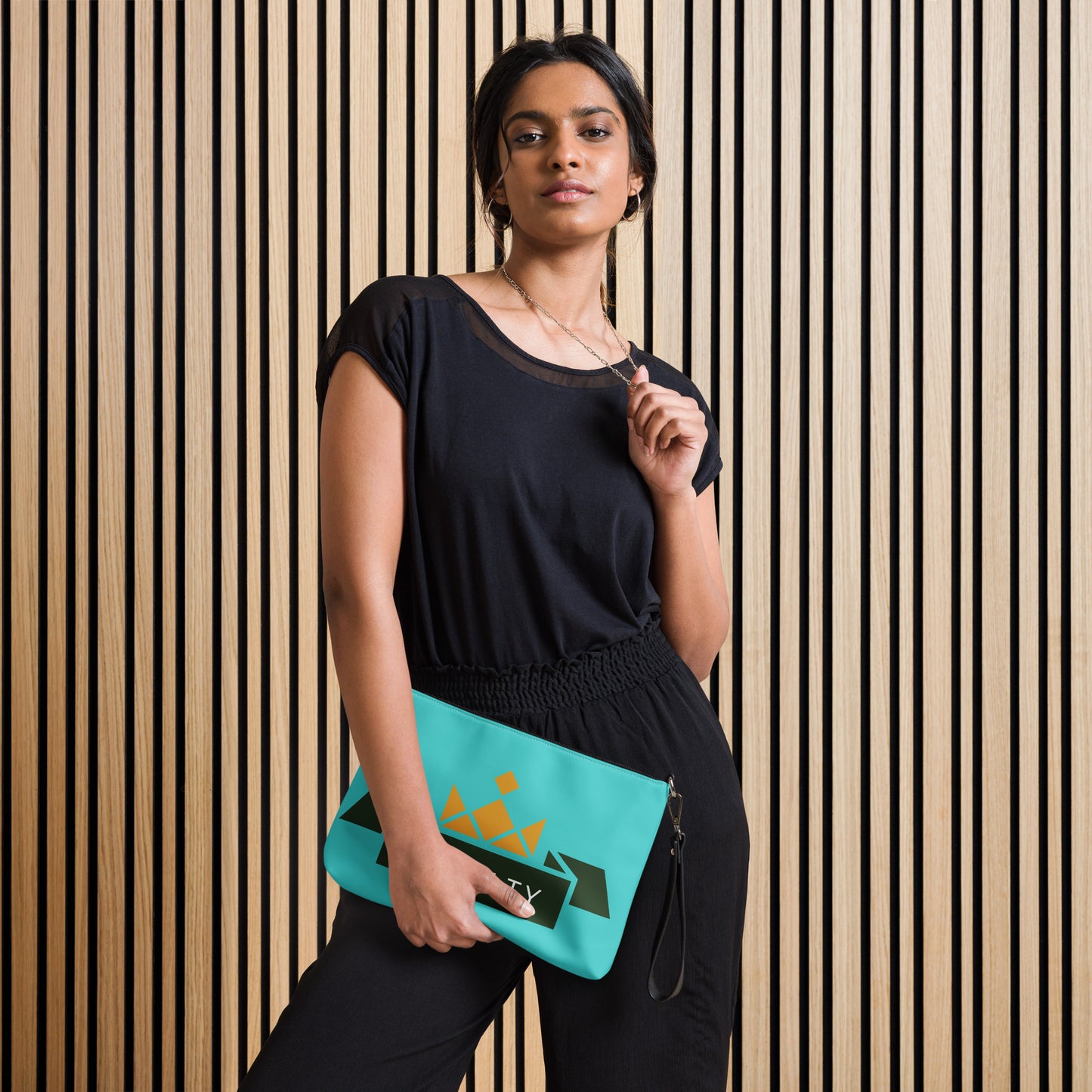 ROYALTY BY XCLUSIF POETIX TURQUOISE Crossbody bag