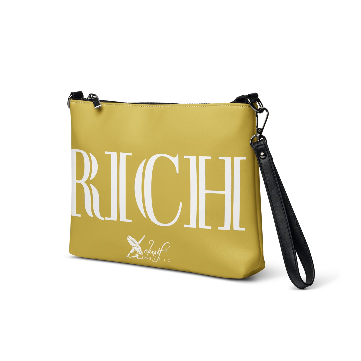 RICH BY XCLUSIF POETIX GOLD & WHITE Crossbody bag