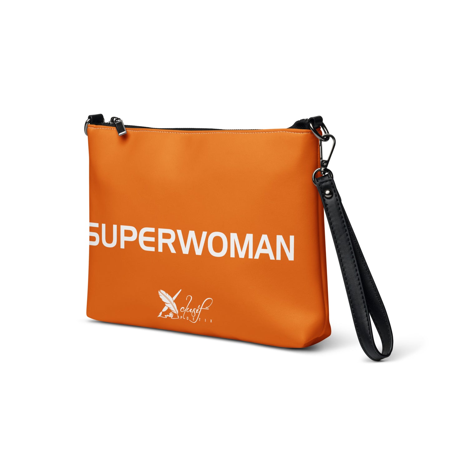 SUPERWOMAN BY XCLUSIF POETIX ORANGE & WHITE Crossbody bag