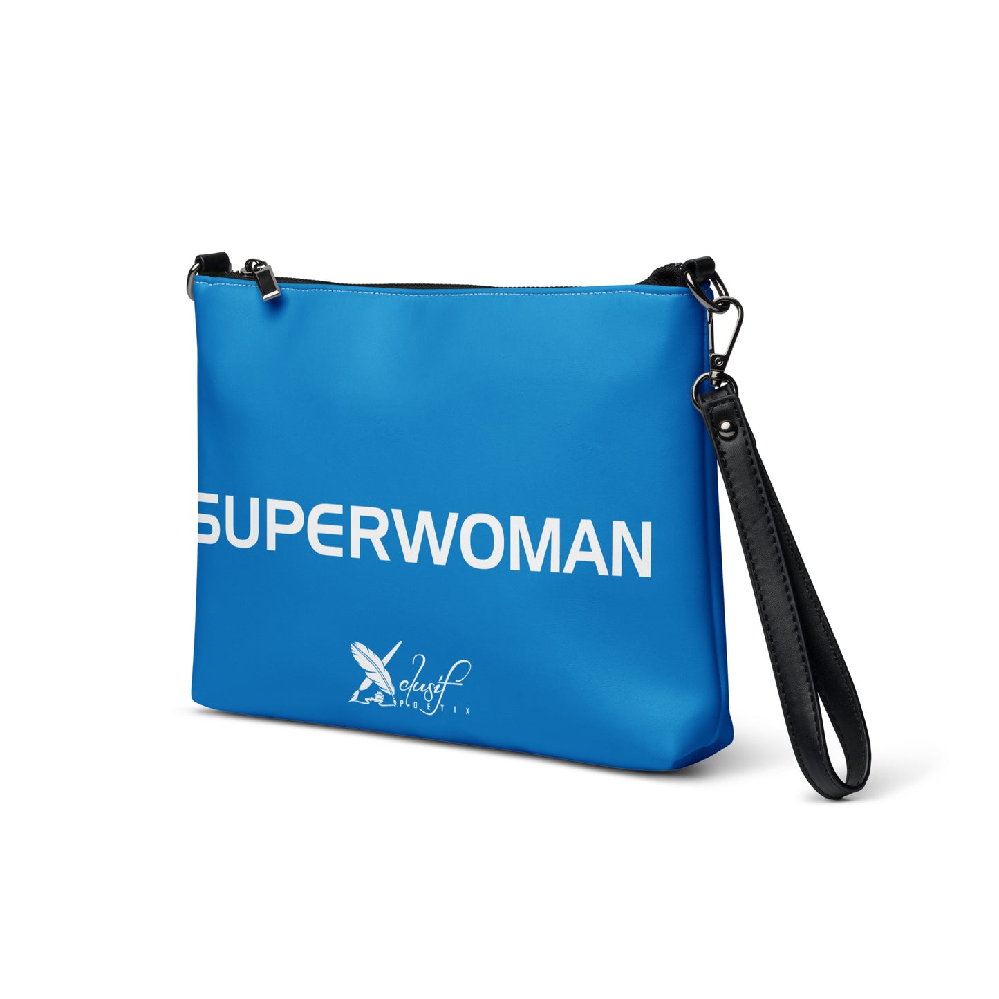 SUPERWOMAN BY XCLUSIF POETIX BLUE & WHITE Crossbody bag