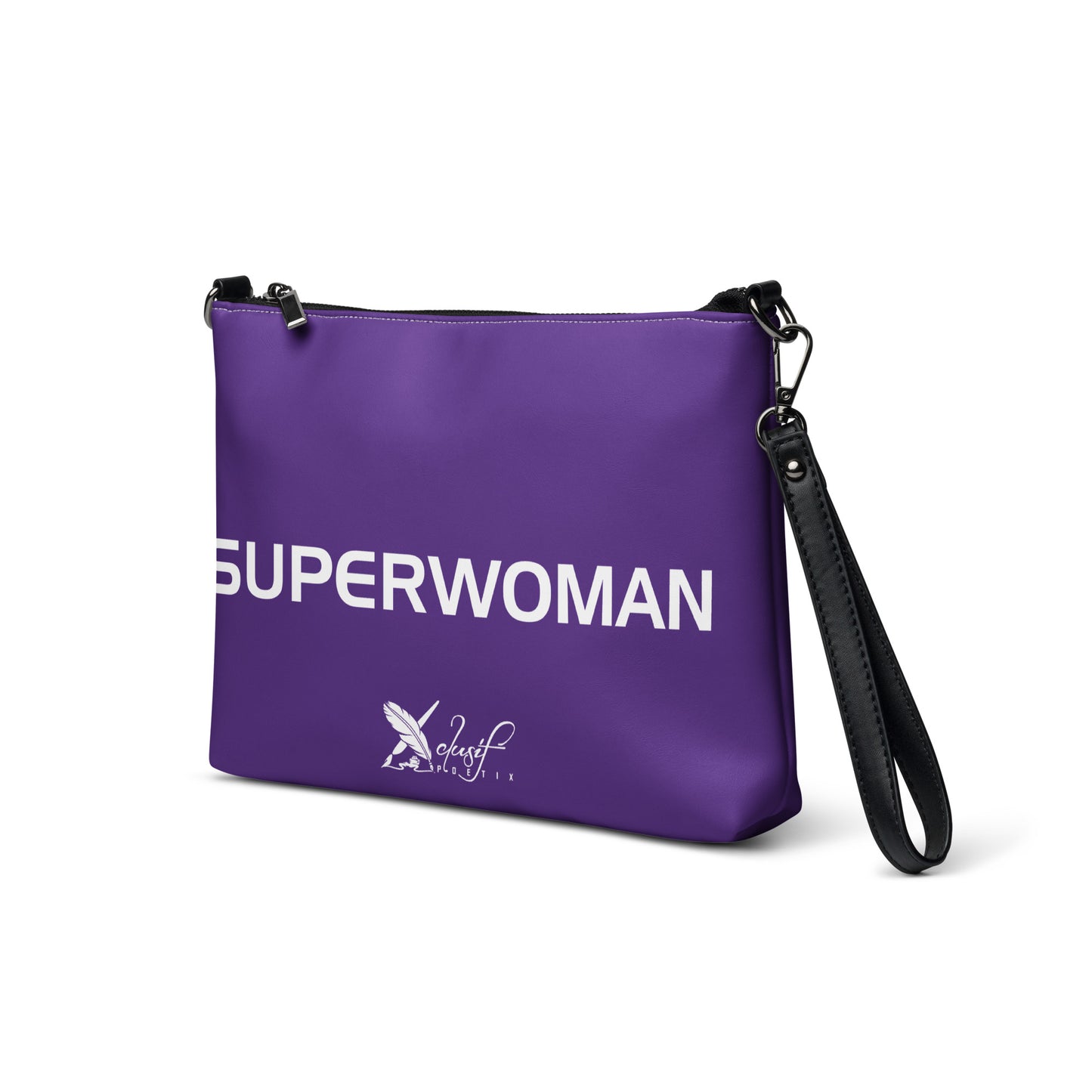 SUPERWOMAN BY XCLUSIF POETIX PURPLE & WHITE Crossbody bag