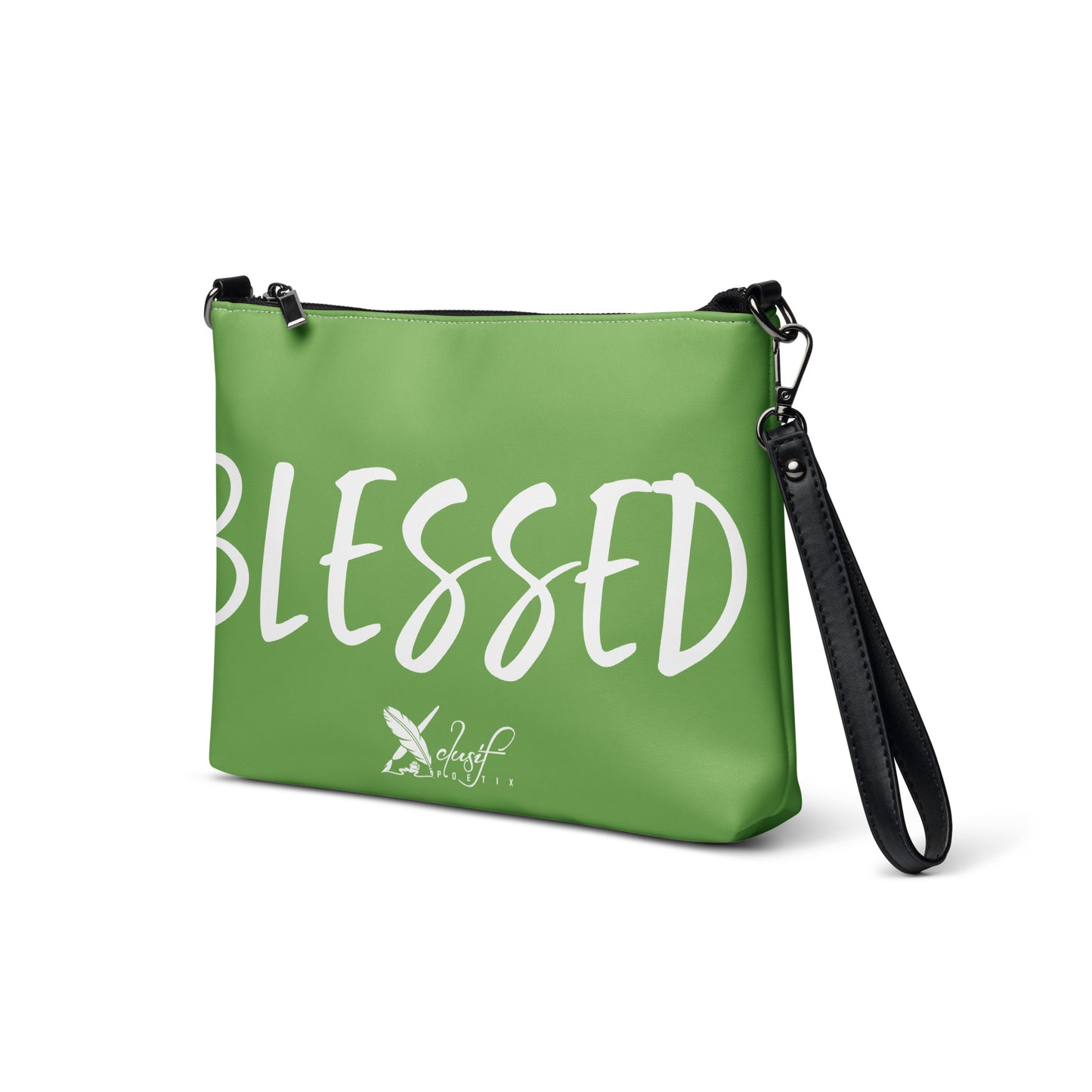 BLESSED BY XCLUSIF POETIX GREEN Crossbody bag