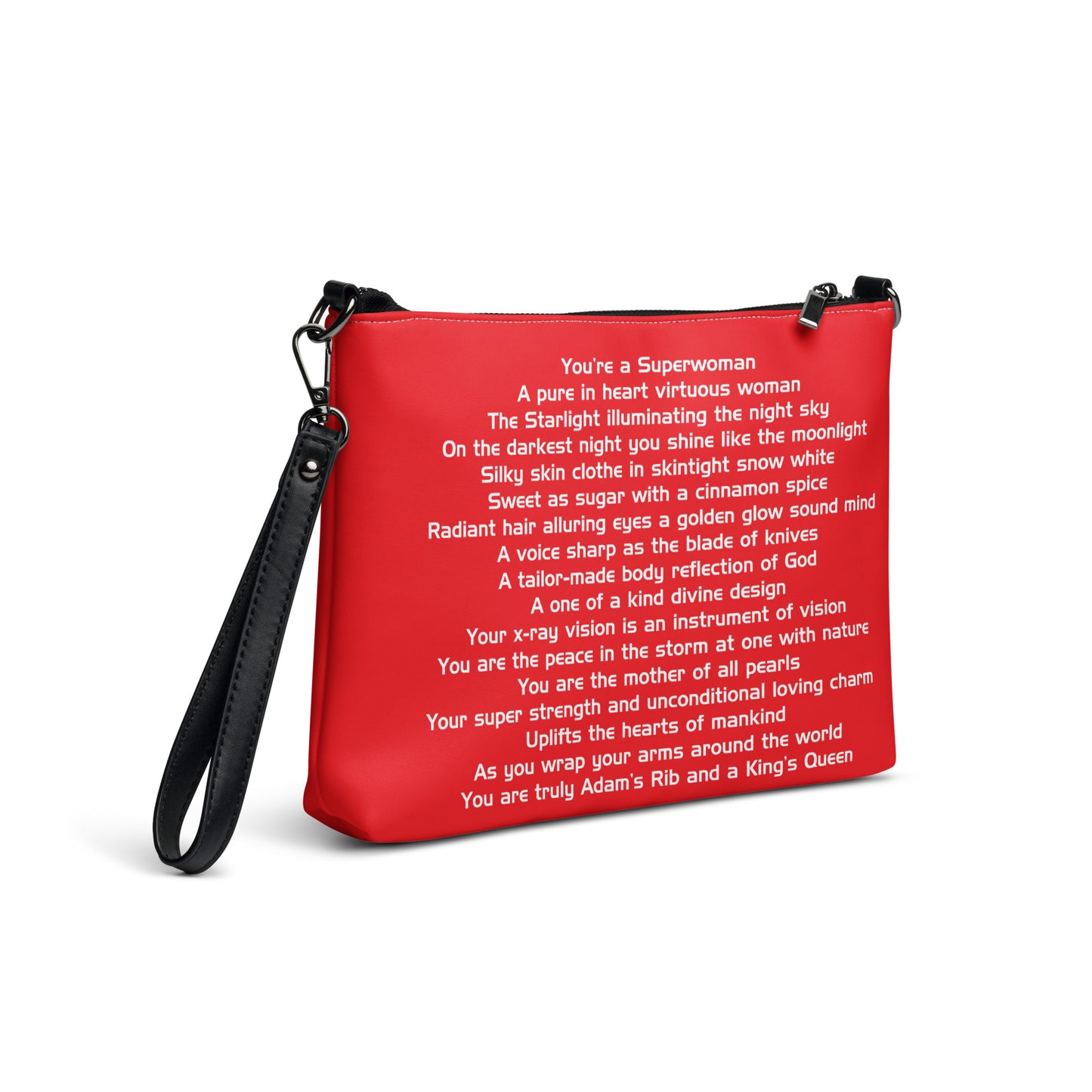 SUPERWOMAN BY XCLUSIF POETIX RED & WHITE Crossbody bag