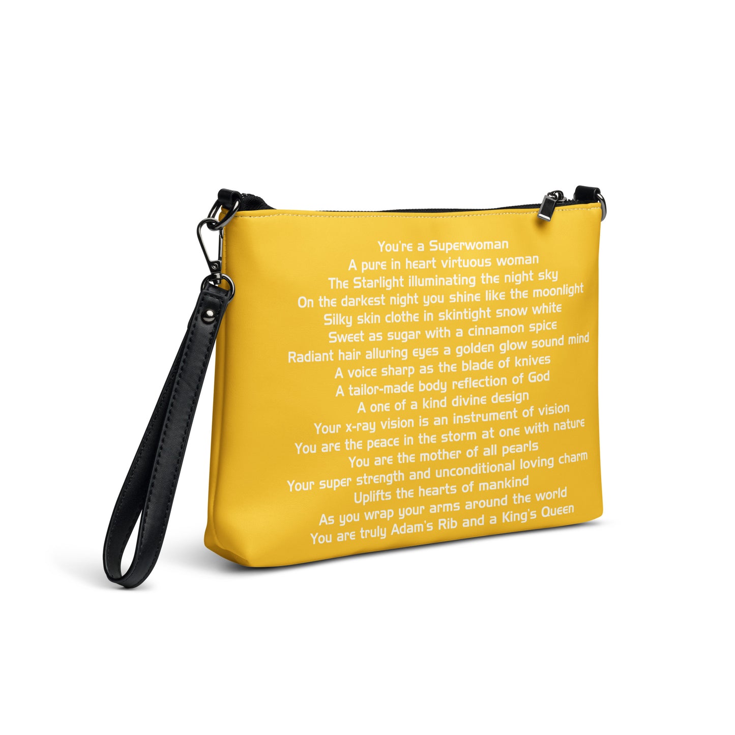 SUPERWOMAN BY XCLUSIF POETIX YELLOW & WHITE Crossbody bag