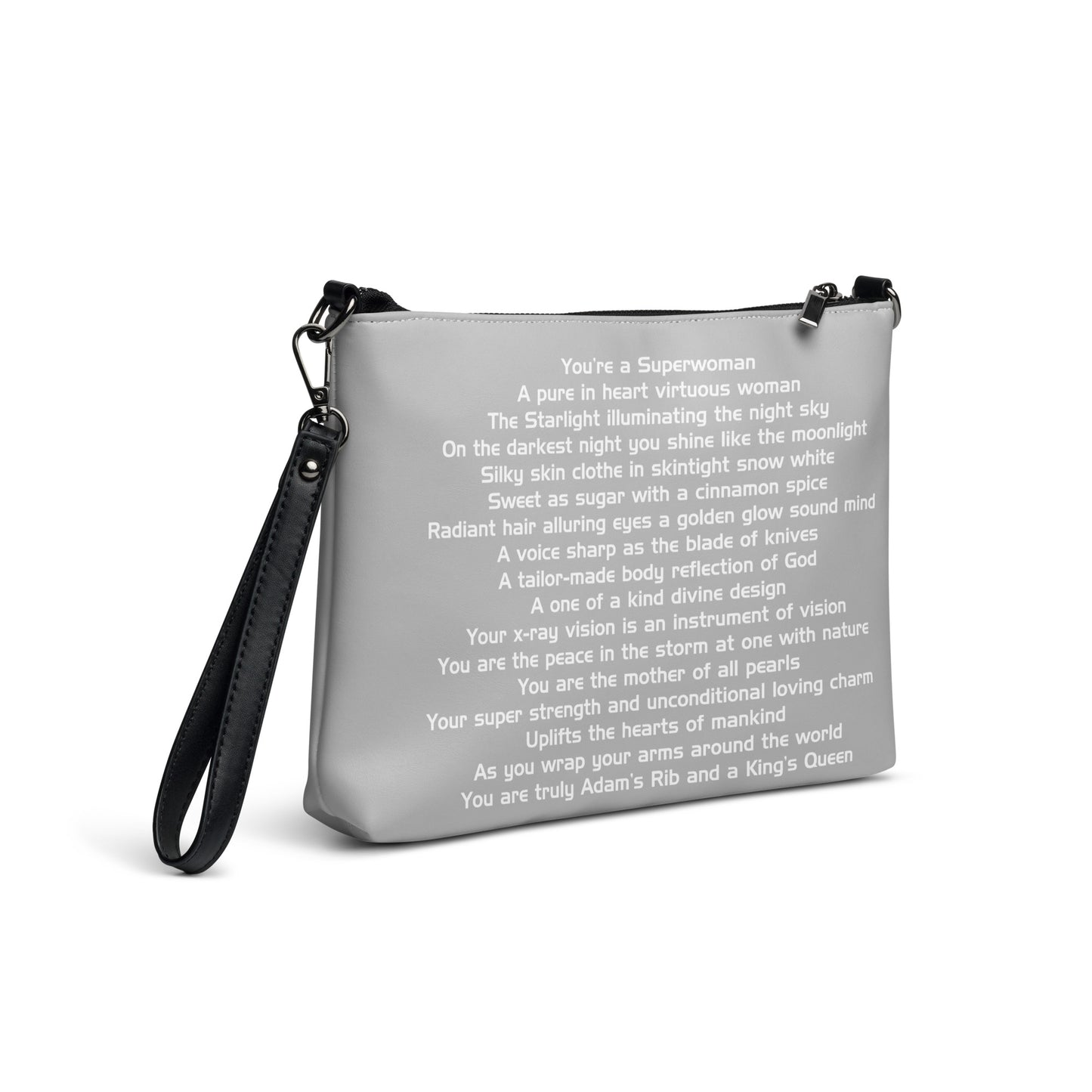 SUPERWOMAN BY XCLUSIF POETIX SILVER Crossbody bag