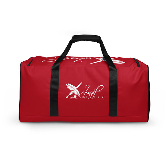 XCLUSIF POETIX RED & WHITE Duffle bag