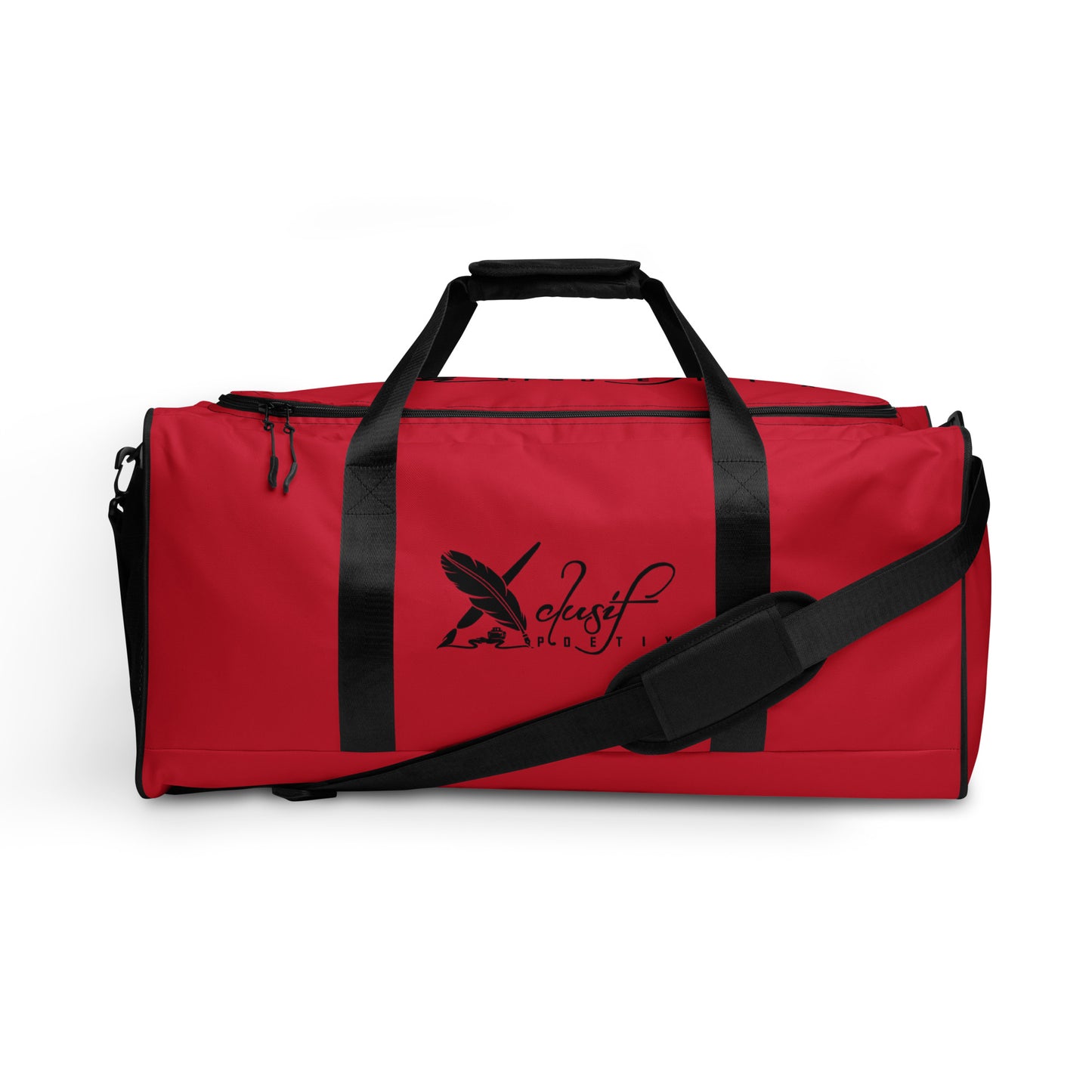 XCLUSIF POETIX RED & BLACK LOGO Duffle bag