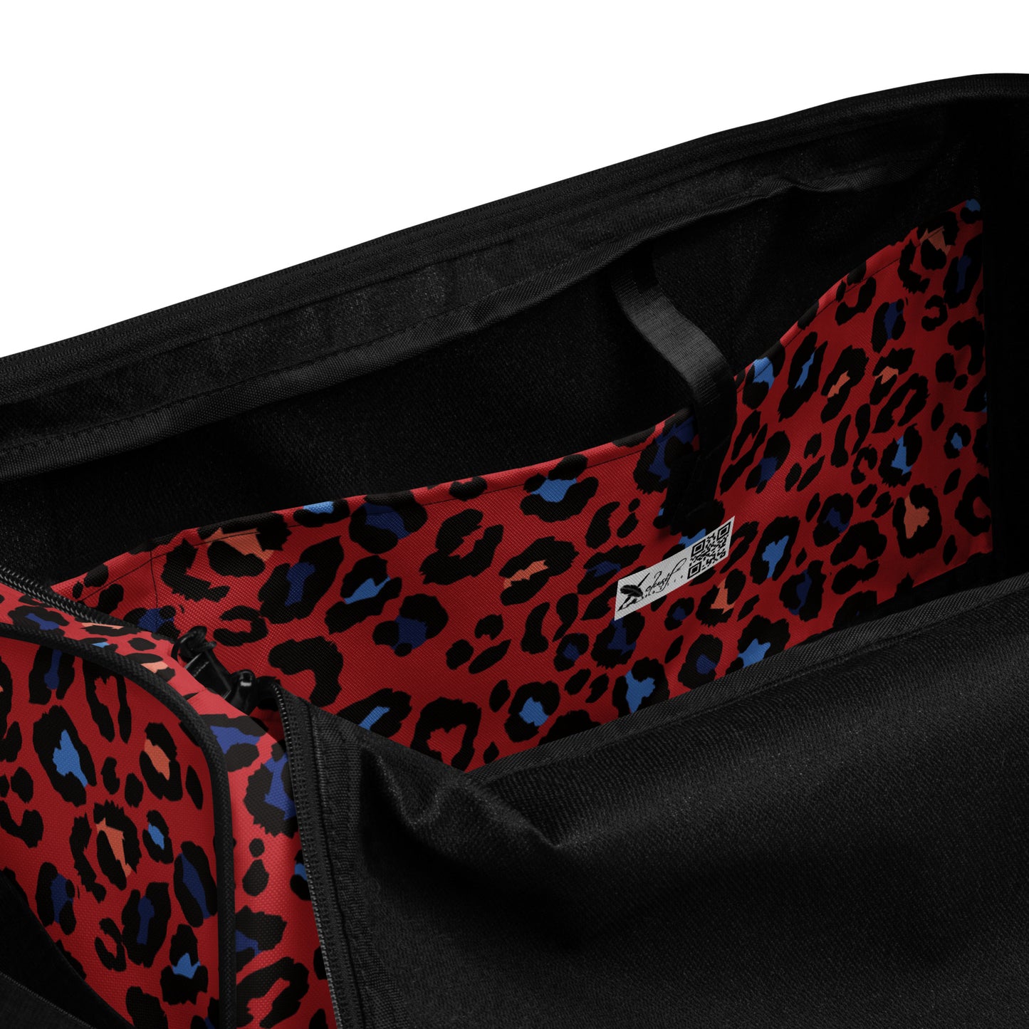 XCLUSIF POETIX RED LEOPARD Duffle bag