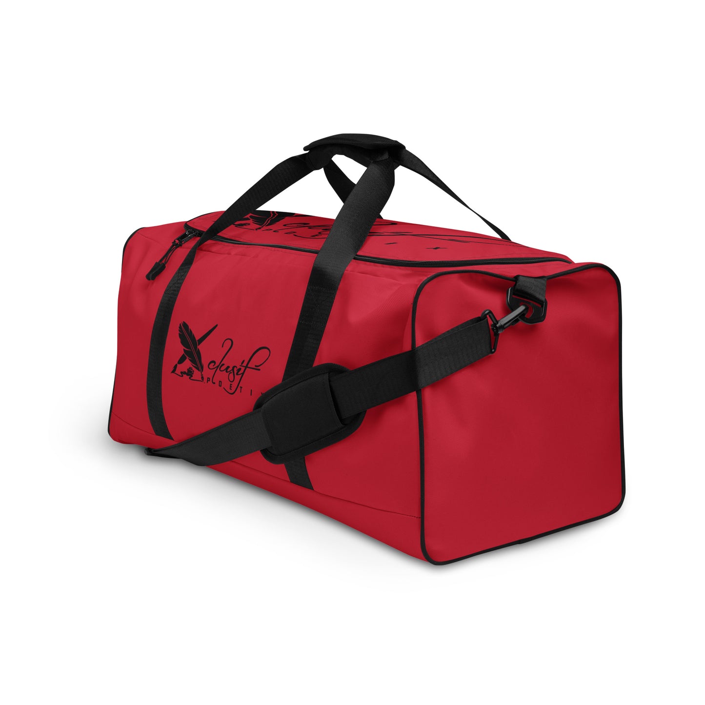 XCLUSIF POETIX RED & BLACK LOGO Duffle bag