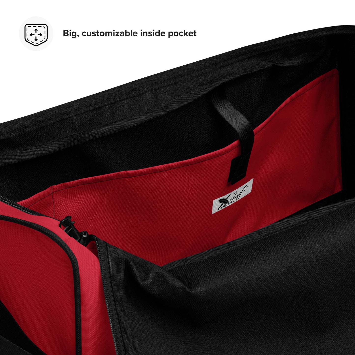 XCLUSIF POETIX RED & WHITE Duffle bag