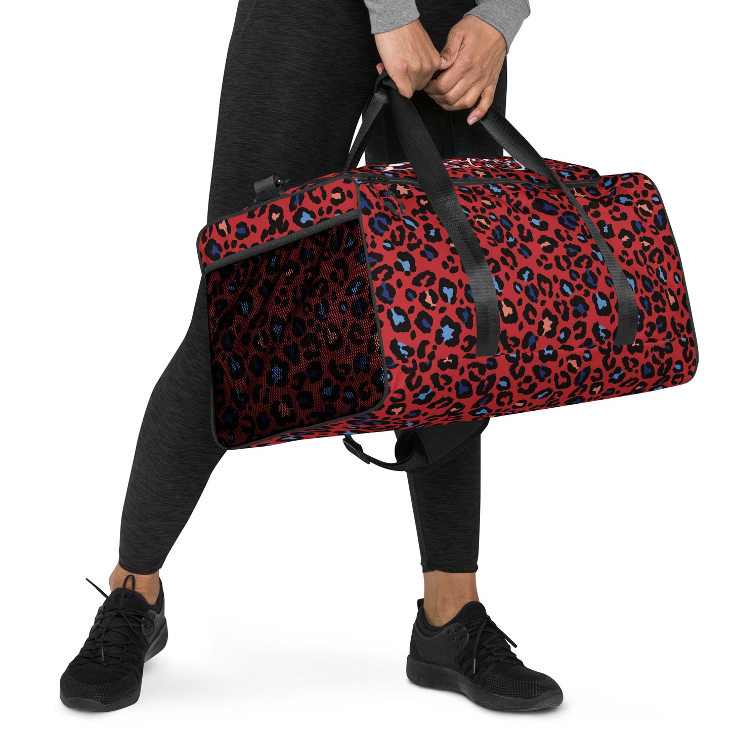 XCLUSIF POETIX RED LEOPARD Duffle bag