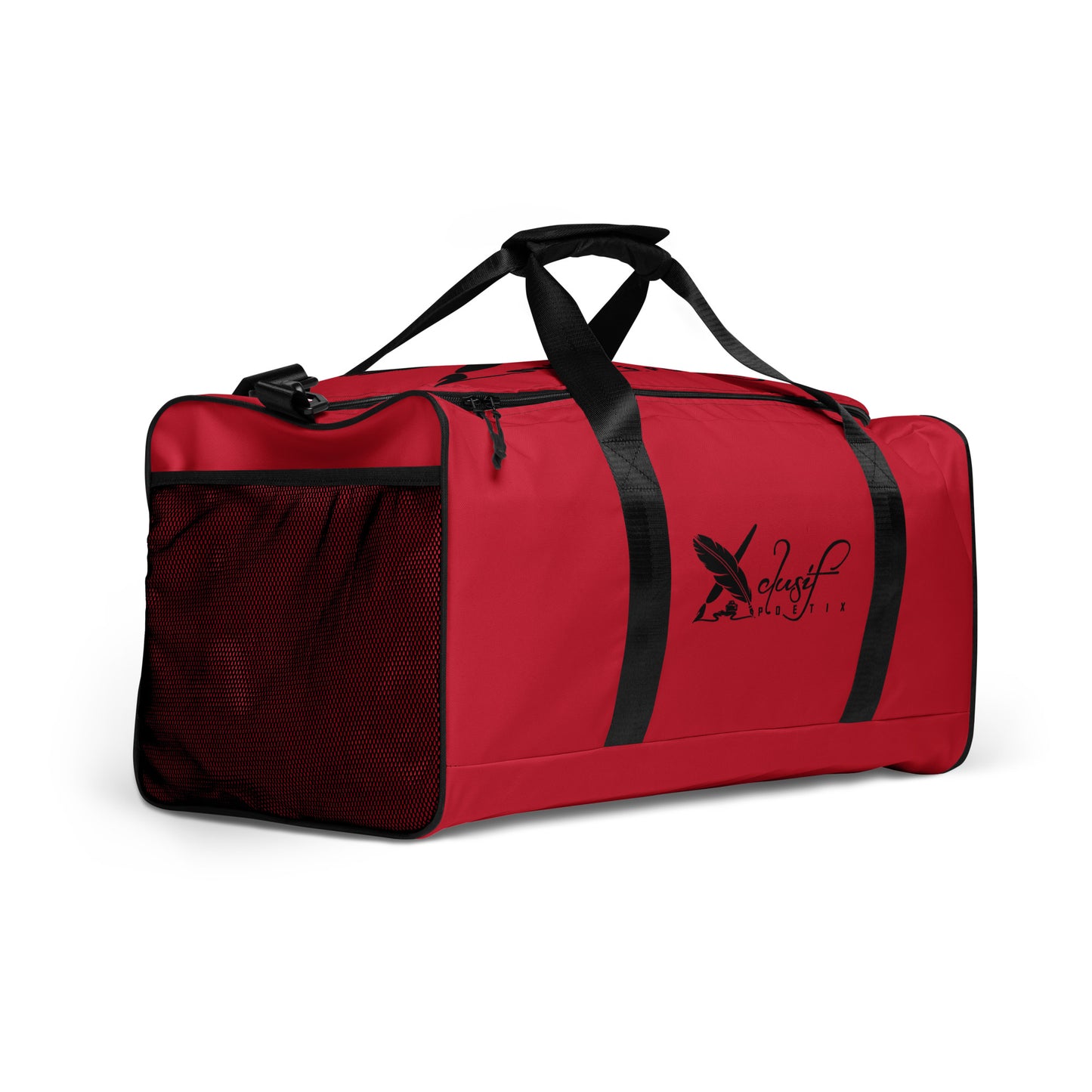 XCLUSIF POETIX RED & BLACK LOGO Duffle bag