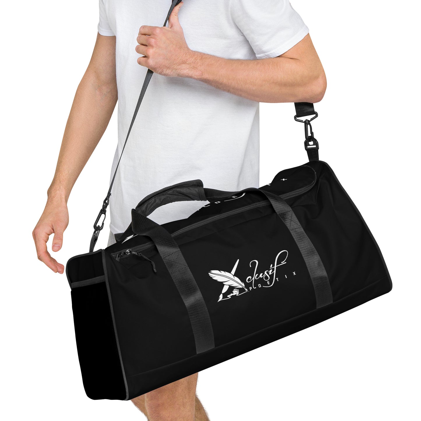 XCLUSIF POETIX BLACK & WHITE Duffle bag