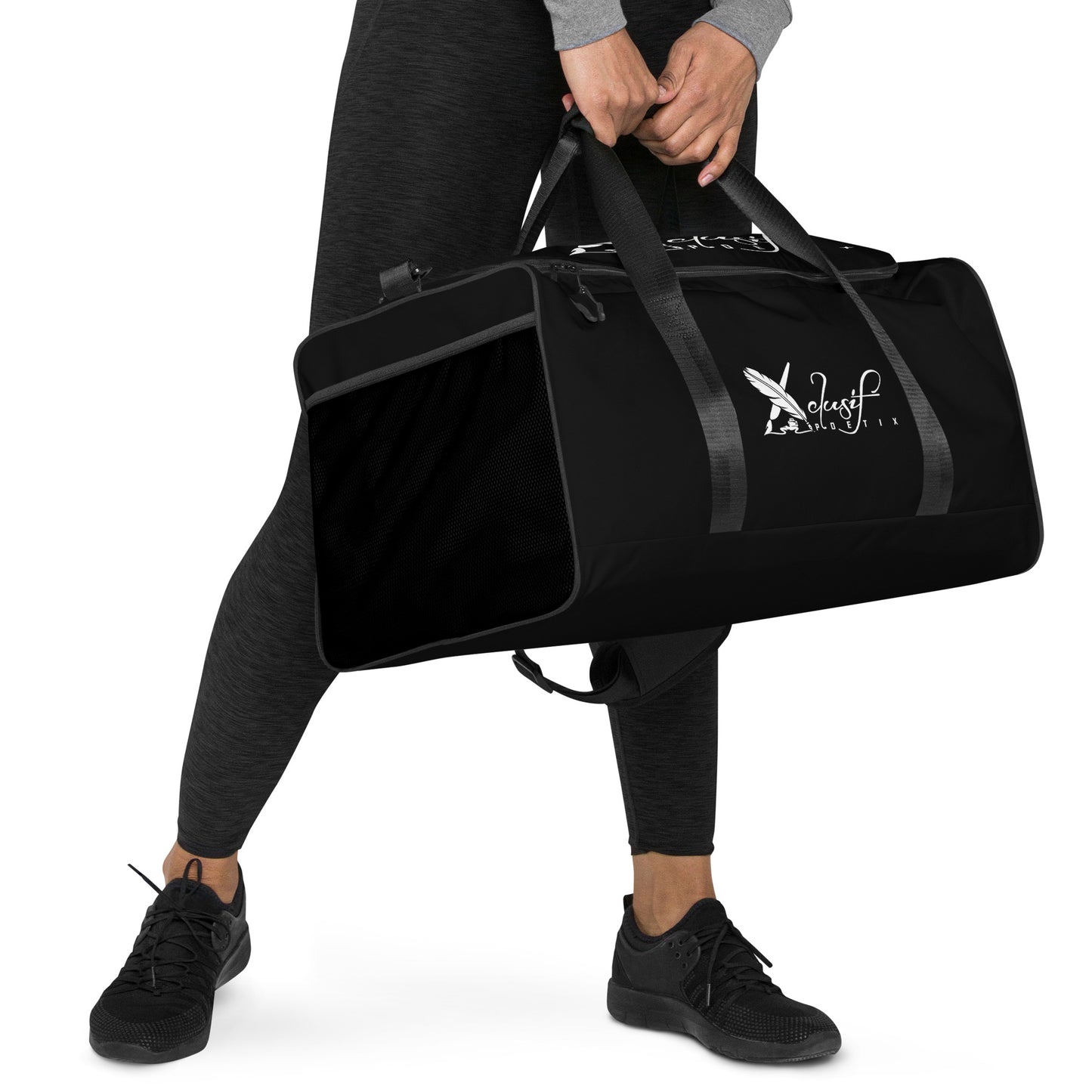 XCLUSIF POETIX BLACK & WHITE Duffle bag