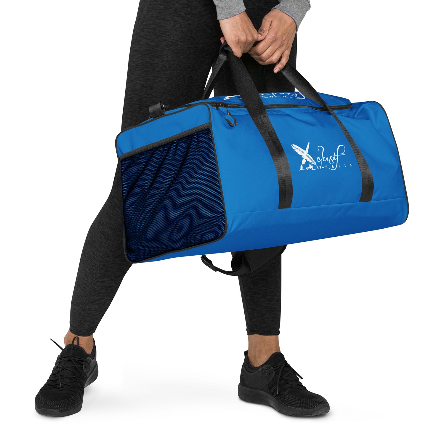 XCLUSIF POETIX BLUE & WHITE Duffle bag